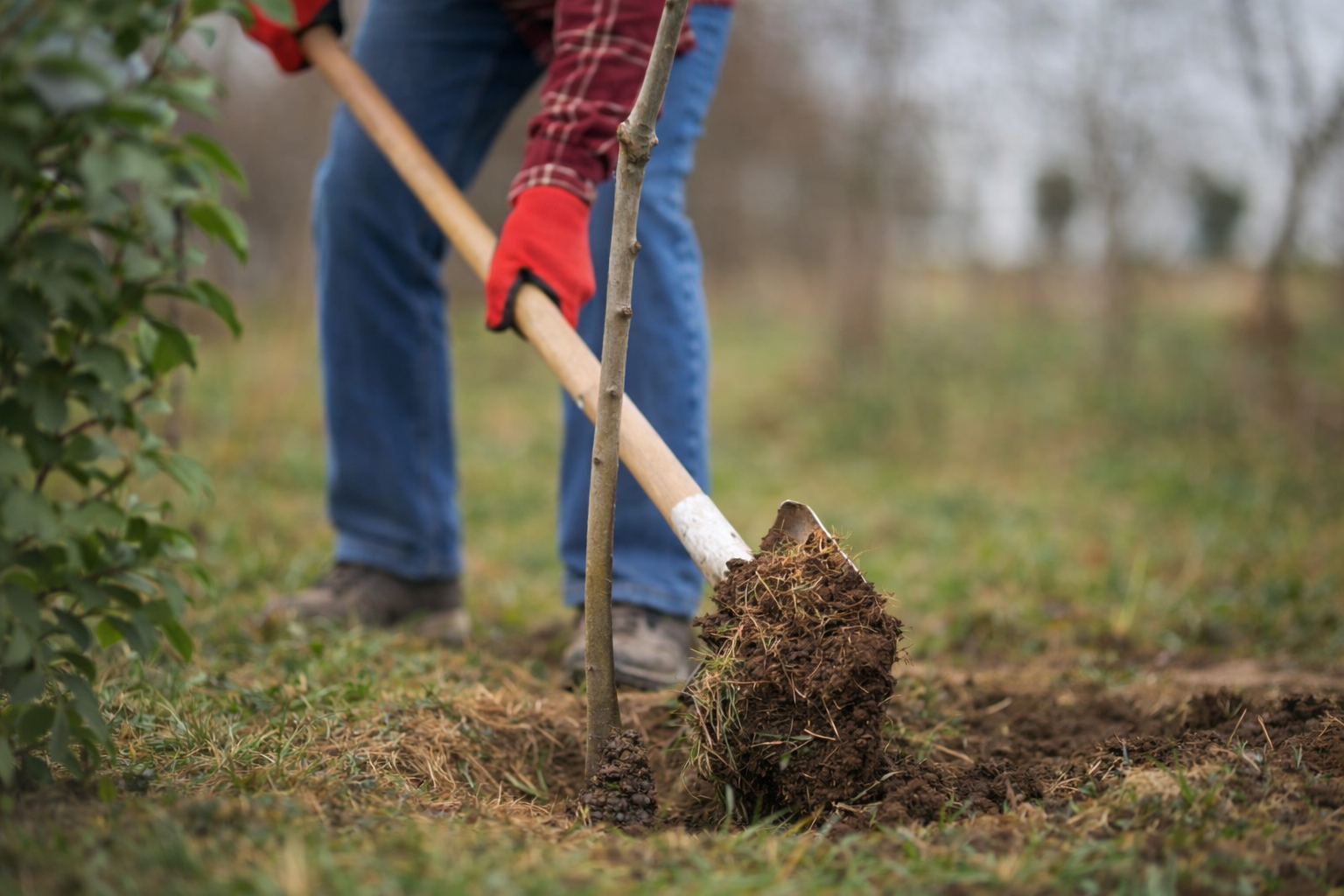 Засаждане на жив плет, дървета, храсти и цветя