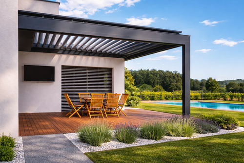 Монтажи на навеси и перголи